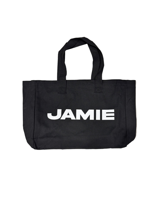 Jamie Black Tote Bag
