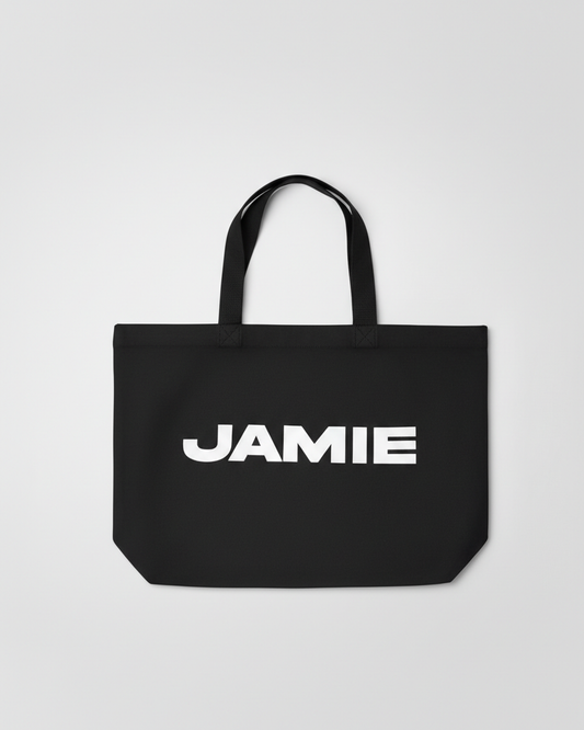 Jamie Black Tote Bag - jamiebyben