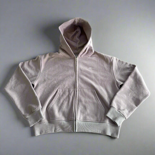 Jamie Cropped Zip Up Hoodie